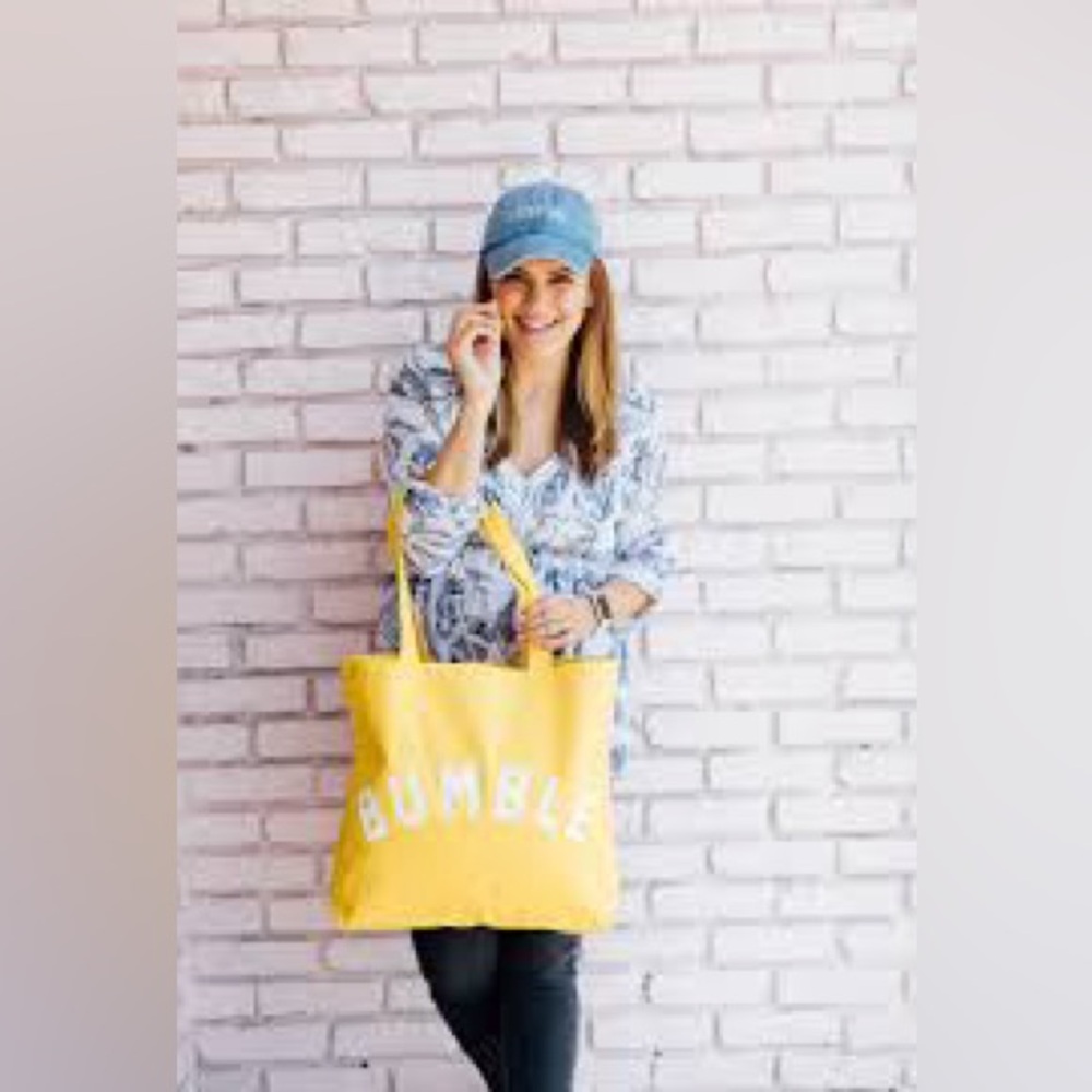 Bumble yellow tote